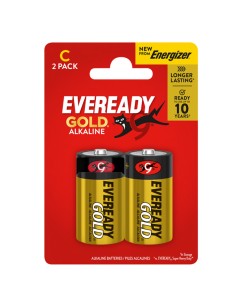 BLISTER 2 PILE MEZZATORCIA ALKALINE C 1,5V ENERGIZER U500014 Energizer PILE