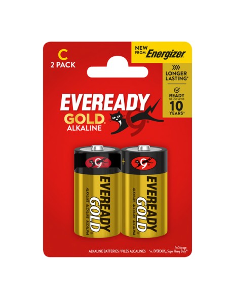 BLISTER 2 PILE MEZZATORCIA ALKALINE C 1,5V ENERGIZER U500014 Energizer PILE