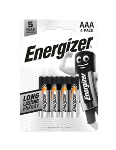 BLISTER 4 ministilo LR03 Everyday AAA ENERGIZER U200203 Energizer PILE