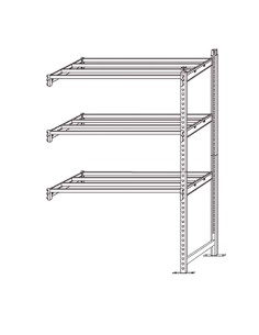 Scaffale Rang'Eco180 5 ripiani 100x35xH200cm - Modulo Aggiunta K605131 PAPERFLOW SCAFFALI