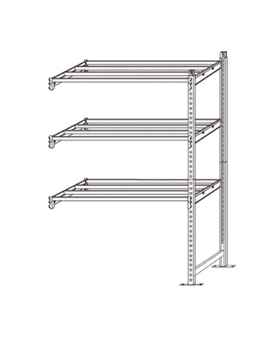 Scaffale Rang'Eco180 5 ripiani 100x35xH200cm - Modulo Aggiunta K605131 PAPERFLOW SCAFFALI