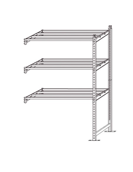 Scaffale Rang'Eco180 5 ripiani 100x35xH200cm - Modulo Aggiunta K605131 PAPERFLOW SCAFFALI