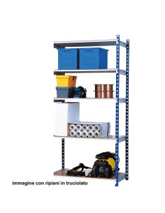 Scaffale Rang'Eco180 5 ripiani 100x35xH200cm - Modulo Aggiunta K605131 PAPERFLOW SCAFFALI 2