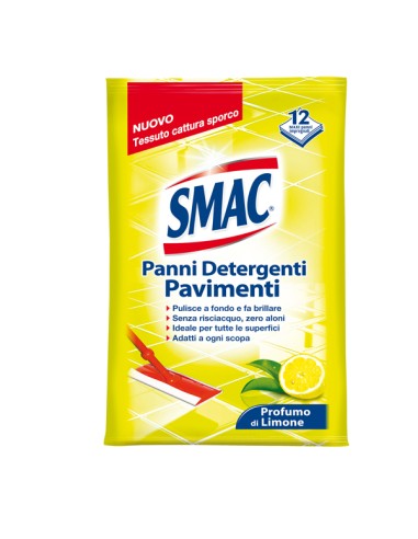 PACK 12 PANNI SMAC SYSTEM PAVIMENTI E MULTIUSO M74815