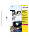 Poliestere adesivo L4775 bianco 8fg A4 210x297mm (1et/fg) laser Avery L4775-8