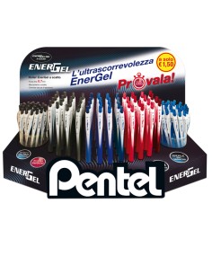 Expo 120 roller Energel Slim nero/blu/rosso Pentel 0022244