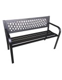 Panca da giardino Boulevard L120cm in acciaio e ABS - prodotto stagionale P1362222