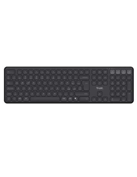 Tastiera wireless multi dispositivo Vaiya -Nero_ Trust 25633 TRUST TASTIERE E MOUSE