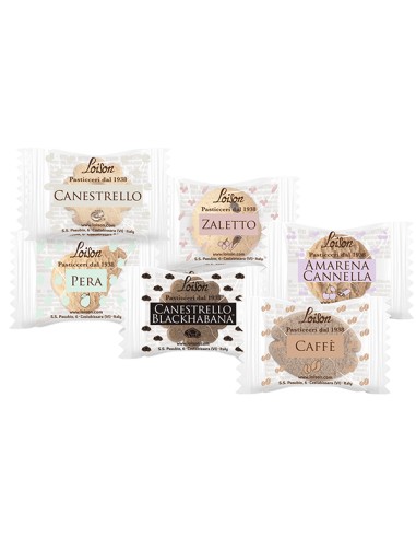 Scatola 200 biscotti al burro assortiti 6 gusti 1250gr Loison 1909 Loison SNACK DOLCI-SALATI