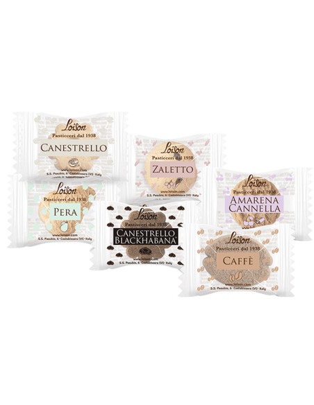 Scatola 200 biscotti al burro assortiti 6 gusti 1250gr Loison 1909 Loison SNACK DOLCI-SALATI