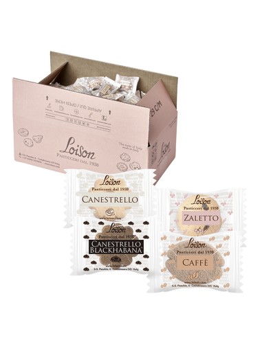 Scatola 200 biscotti al burro assortiti 4 gusti classici 1250gr Loison 1911 Loison SNACK DOLCI-SALATI
