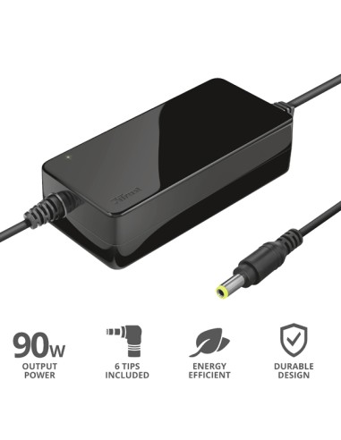 Caricabatterie Universale per laptop fino a 90W - Primo Trust 22142 TRUST POWERBANK E CARICATORI