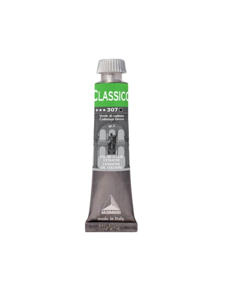 Colore a olio extrafine 20ml verde cadmio Maimeri M0302307 MAIMERI TEMPERE VERNICI E ACQUERELLI