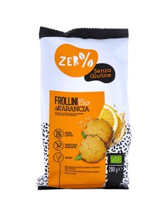 Confezione da 200gr frollini all'arancia Zerglutine 38755