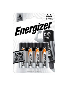 BLISTER 4 stilo LR6 Everyday AA ENERGIZER U200206 Energizer PILE