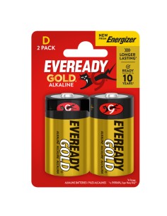 BLISTER 2 PILE TORCIA ALKALINE D 1,5V ENERGIZER U500020