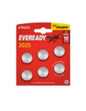 BLISTER 6 MICROPILE A PASTIGLIA CR2025 LITIO 3V ENERGIZER U302027
