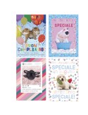 Biglietto Cani e Gatti fotografici fantasie assortite Rex Sadoch BA00031G