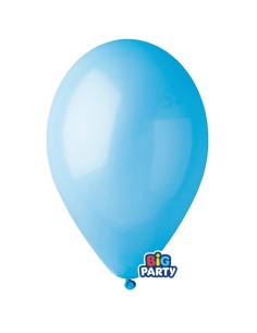 Busta 10 palloncini in lattice Ø30cm Celeste Big Party 71132