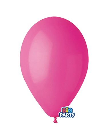 Busta 10 palloncini in lattice Ø30cm Fucsia Big Party 71136