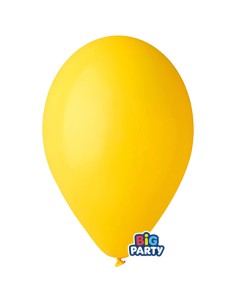 Busta 10 palloncini in lattice Ø30cm Giallo Big Party 71133