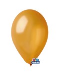 Busta 12 palloncini in lattice Ø26cm Metal Oro Big Party 71126