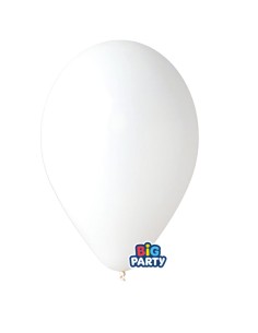 Busta 16 palloncini in lattice Ø26cm Bianco Big Party 71110 BIG PARTY FESTONI E PALLONCINI