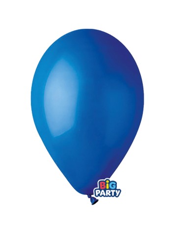 Busta 16 palloncini in lattice Ø26cm Blu Big Party 71120