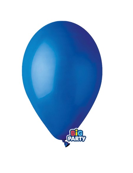 Busta 16 palloncini in lattice Ø26cm Blu Big Party 71120