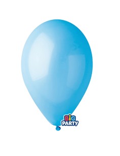 Busta 16 palloncini in lattice Ø26cm Celeste Big Party 71112