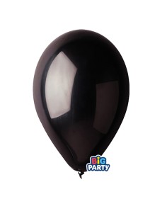 Busta 16 palloncini in lattice Ø26cm Nero Big Party 71124
