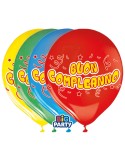 Busta 8 palloncini in lattice Ø30cm Buon compleanno Big Party 71150