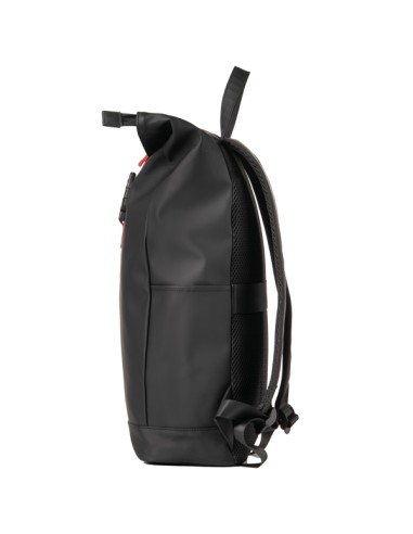 Zaino Roll-top Drop2Go gomma antipioggia dim. 30x42x14cm nero InTempo 9239DRB