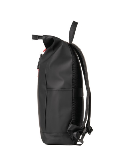 Zaino Roll-top Drop2Go gomma antipioggia dim. 30x42x14cm nero InTempo 9239DRB