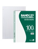 Ricambi forati rinforzati BandUP A4 100gr 40fg 4mm c/margine BM 0111979