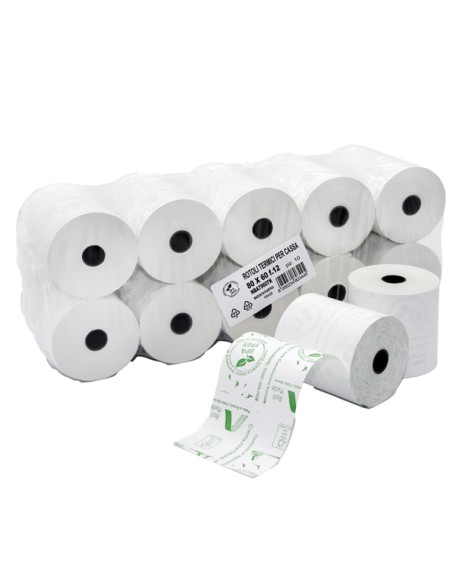 Blister 10 rotoli RC carta termica BPA free 48gr 79mm x 60mt Øesterno 64mm NBA7960TK Rotolificio Pugliese ROTOLI PER REGISTRA...