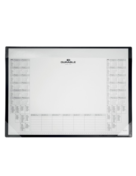 Sottomano in PP con 25fg c/calendario biennale 60x43cm Durable 7298-01 DURABLE SOTTOMANO