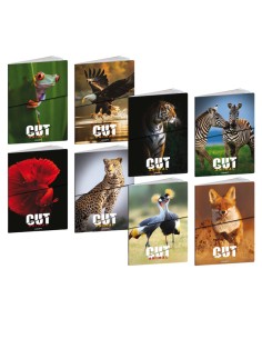 Maxiquaderno A4 20fg+1 80gr 1 rigo c/margine Animal Cut Blasetti 9242 BLASETTI QUADERNI PUNTO METALLICO