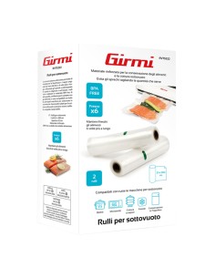 Conf. 2 Rulli per sottovuoto 22x500cm Girmi RVT5222