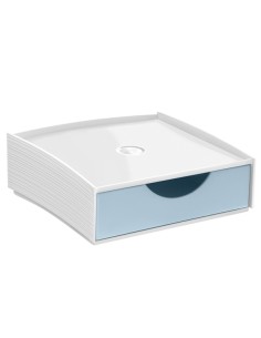 Cassettiera componibile Storage box azzurro chiaro First by Cep 1000112341 CEP CASSETTIERE DA SCRIVANIA