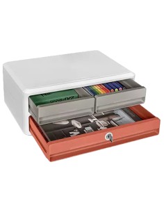 Cassettiera Moov'up 9-021S TERRA NOVA 2 cassetti piccoli+ 1 grande Cep 1090212391 CEP CASSETTIERE DA SCRIVANIA 2