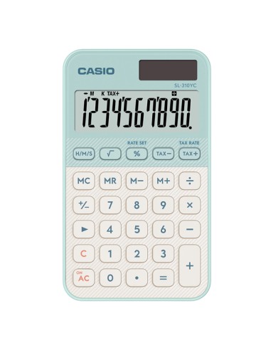 Calcolatrice tascabile SL-310YC verde Casio SL-310YC-LG-W-EP CASIO TASCABILI