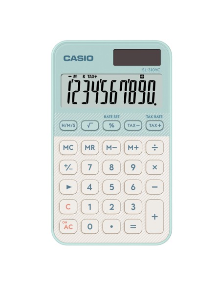 Calcolatrice tascabile SL-310YC verde Casio SL-310YC-LG-W-EP CASIO TASCABILI