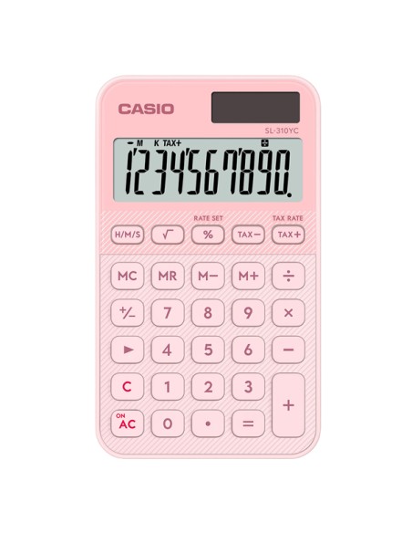 Calcolatrice tascabile SL-310YC rosa Casio SL-310YC-LP-W-EP CASIO TASCABILI