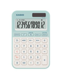 Calcolatrice da tavolo MS-20YC verde Casio MS-20YC-LG-W-EP CASIO DA TAVOLO