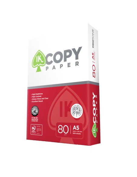 CARTA IK COPY A5 80GR 500FG PAPERFAST PFCA005IKC Paperfast 70/80gr BIANCA
