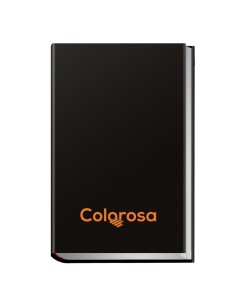 Diario 12 mesi copertina rigida antigraffio nero Colorosa 36DNA00.N Colorosa ASTUCCI-BUSTINE