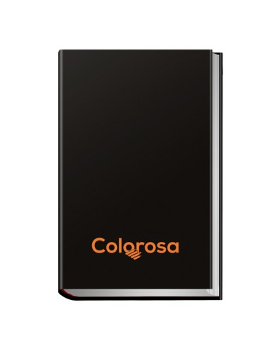 Diario 12 mesi copertina rigida antigraffio nero Colorosa 36DNA00.N Colorosa ASTUCCI-BUSTINE