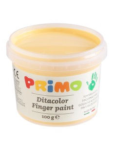 Valigetta 6 colori a dita 100gr c/pennello colori assortiti pastello Primo 2212TD6PAST PRIMO ACQUERELLI-COLORI A DITA 2