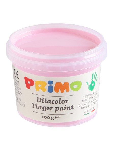 Valigetta 6 colori a dita 100gr c/pennello colori assortiti pastello Primo 2212TD6PAST PRIMO ACQUERELLI-COLORI A DITA
